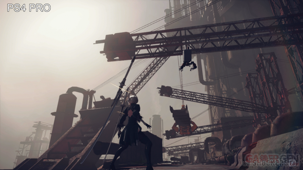 Nier Automata Comparaison PS4 Pro images (7)