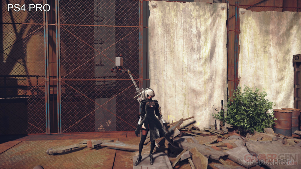 Nier Automata Comparaison PS4 Pro images (9)