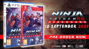 NINJA GAIDEN Ragebound physique PS5 Switch 12 06 2025