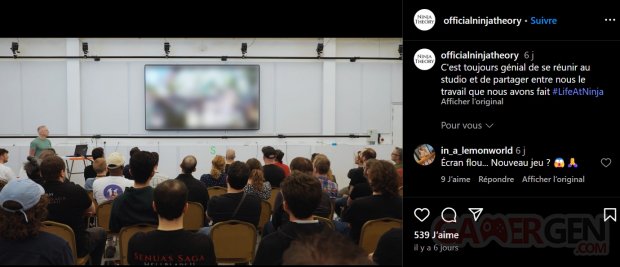 Ninja Theory teaser jeu Mai 2025