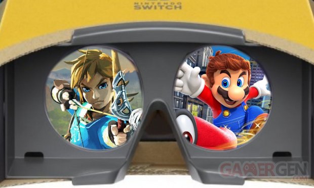 Nintendo Labo toy Con 04 Kit The Legend of Zelda Breath of The Wild Super Mario Odyssey imagesVR