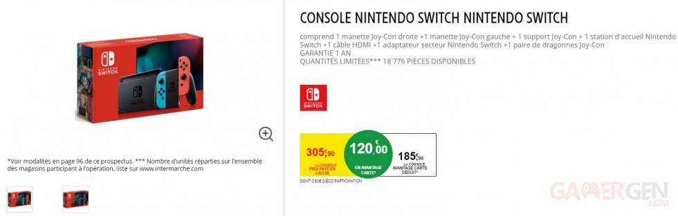 Nintendo-Switch-120-euros-réduction-Intermarché