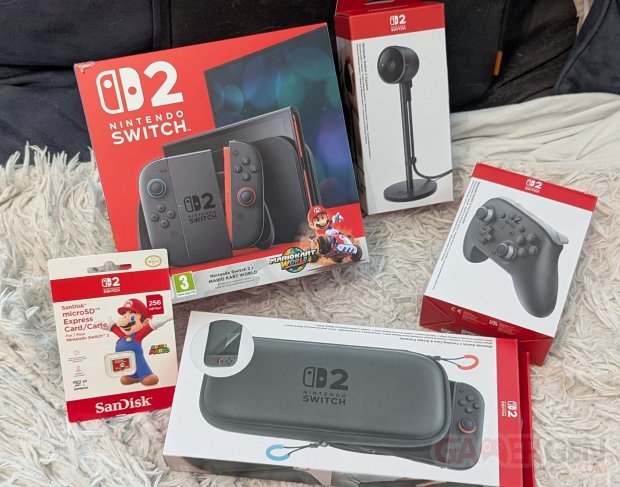 Nintendo Switch 2 GAMERGEN COM Unboxing Déballage console accessoire Clint008 (2)