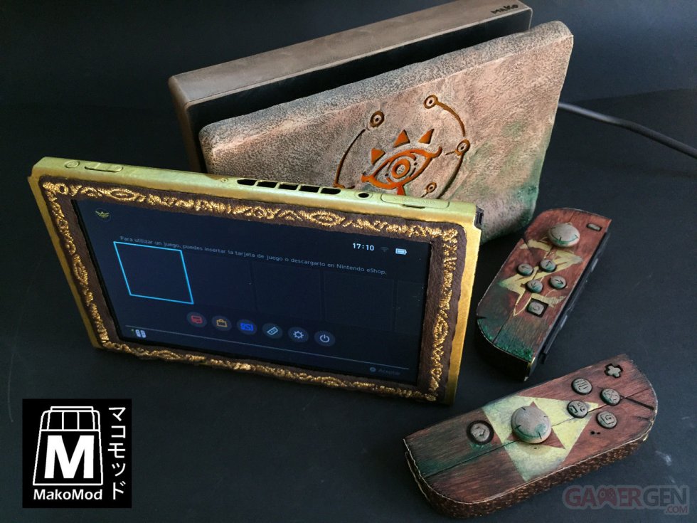 Nintendo Switch custom Zelda 09