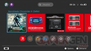 Nintendo Switch interface ancienne 30 04 2025
