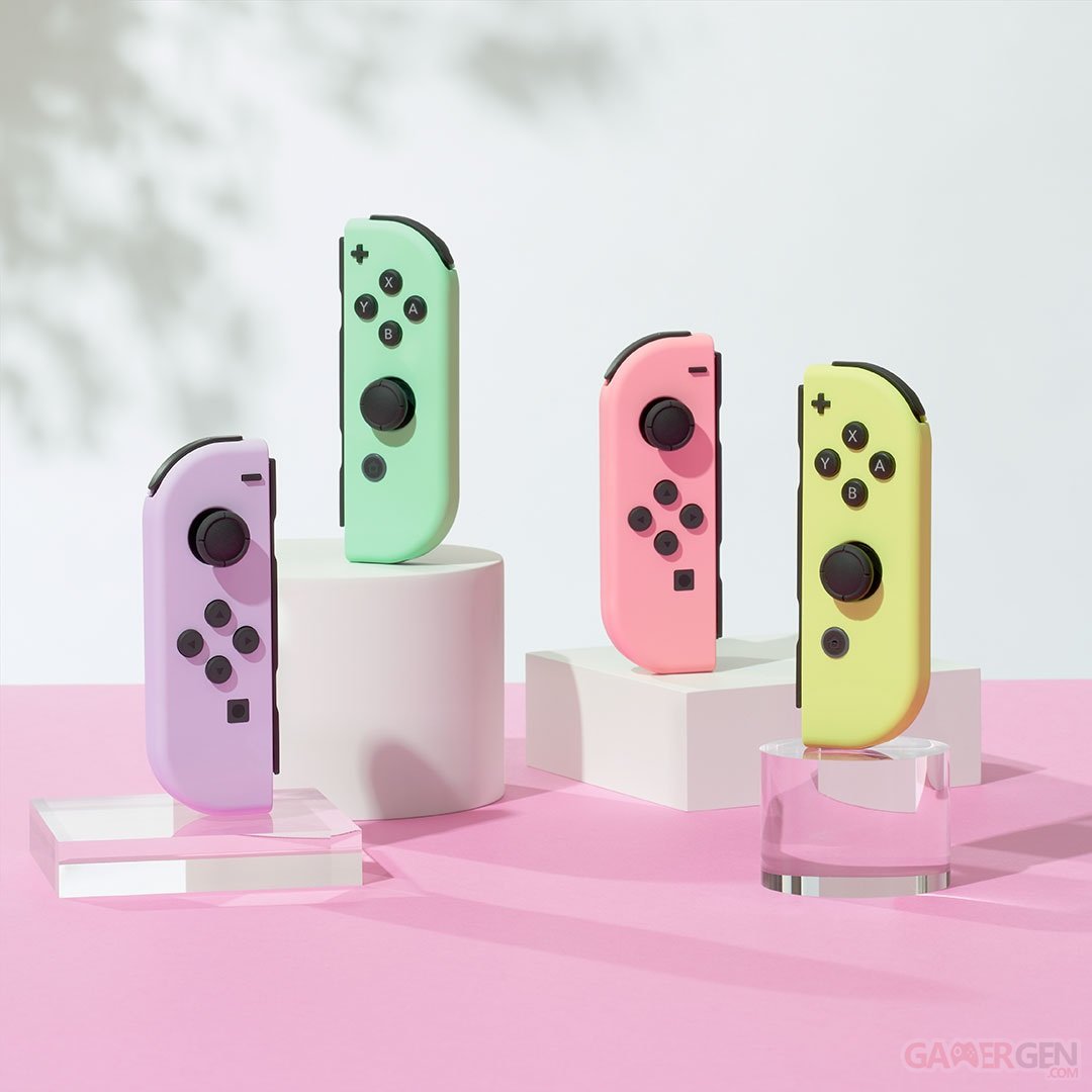 Nintendo Switch : les Joy-Con voient la vie en pastel avec de nouveaux  coloris de manettes 