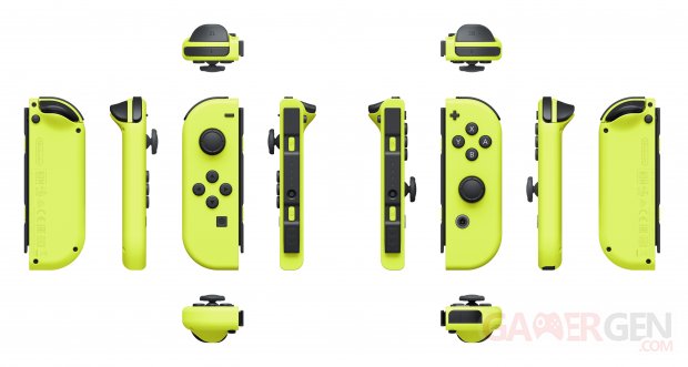 Nintendo Switch Joy Con Jaune images (11)