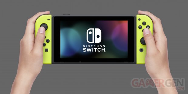 Nintendo Switch Joy Con Jaune images console