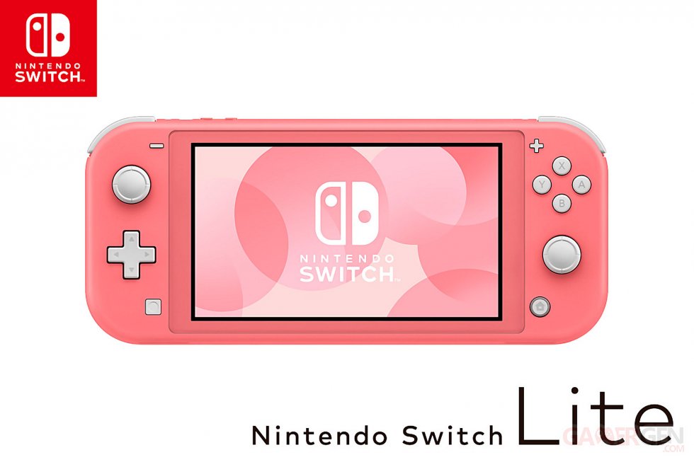 Nintendo Switch Lite Coral images console couleur annonce (1)