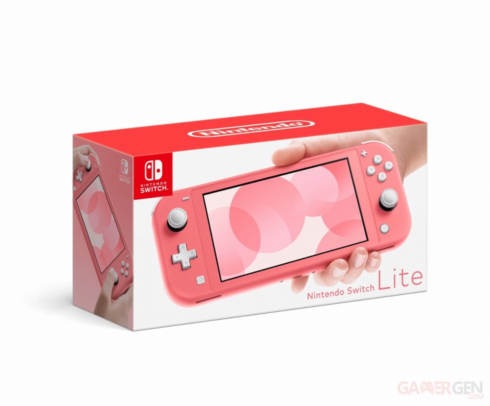 Nintendo Switch Lite Coral images console couleur annonce (4)