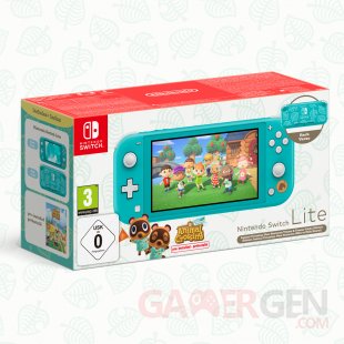 Nintendo Switch Lite pack Animal Crossing New Horizons Méli Mélo Hawaï 05 09 2023