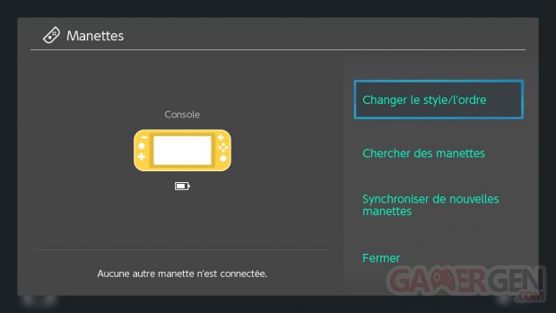 Nintendo Switch Lite tuto connexion joycon manette pro 0002