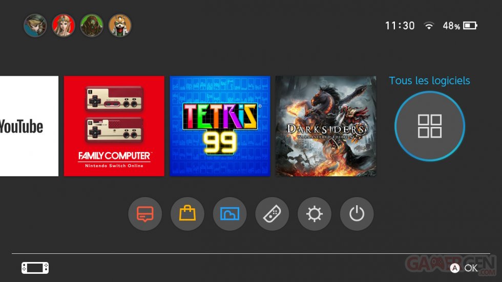 Nintendo Switch MAJ 8.0.0 Option classement trier images (1)