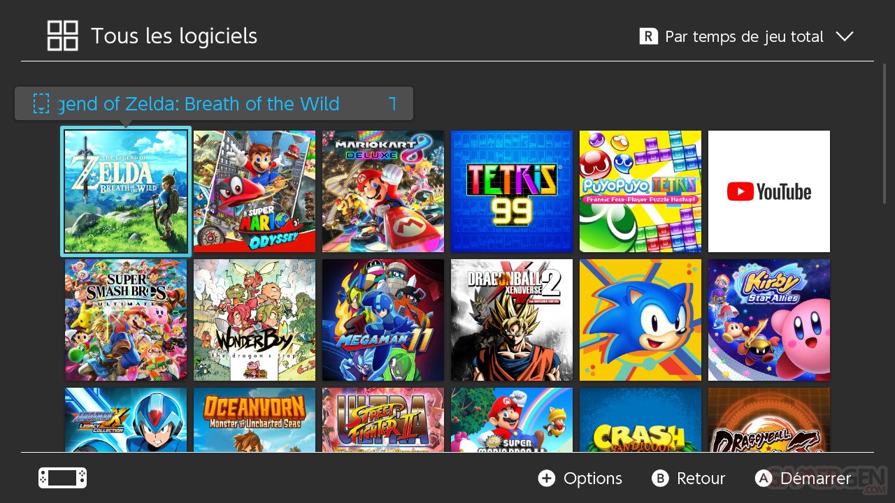 TUTO Nintendo Switch : comment classer ses jeux et applications