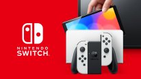 Nintendo Switch modèle OLED 06 07 2021 console hardware blanc (2)
