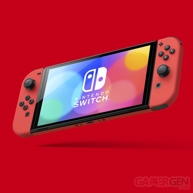 Nintendo Switch – Modèle OLED édition Mario (rouge) (3)
