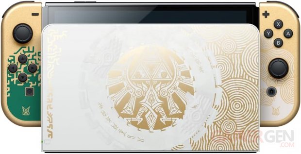 Nintendo Switch OLED The Legend Of Zelda Tears of the kingdome edition collector image (2)
