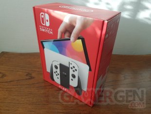 Nintendo Switch OLED unboxing déballage photos 07 06 10 2021