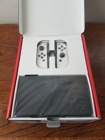 Nintendo Switch OLED unboxing déballage photos 09 06 10 2021