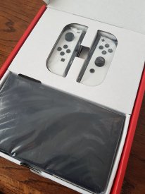 Nintendo Switch OLED unboxing déballage photos 10 06 10 2021