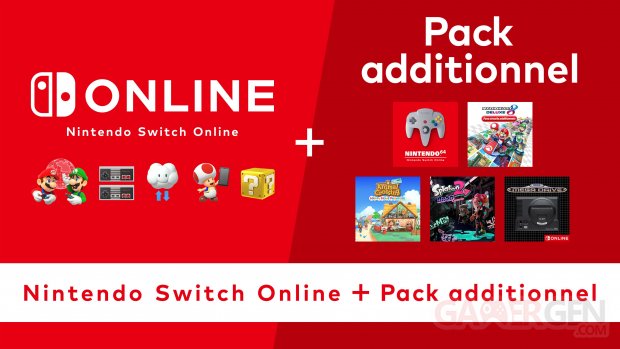 Nintendo Switch Online Pack additionnel 22 04 2022