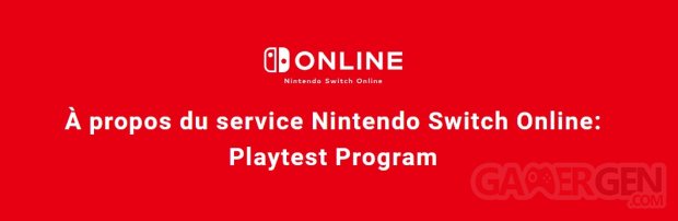 Nintendo Switch Online Playtest Program 18 07 2025