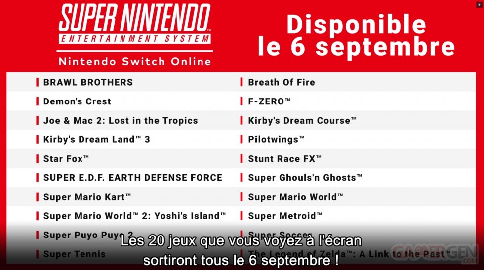 Nintendo Switch Online SNES