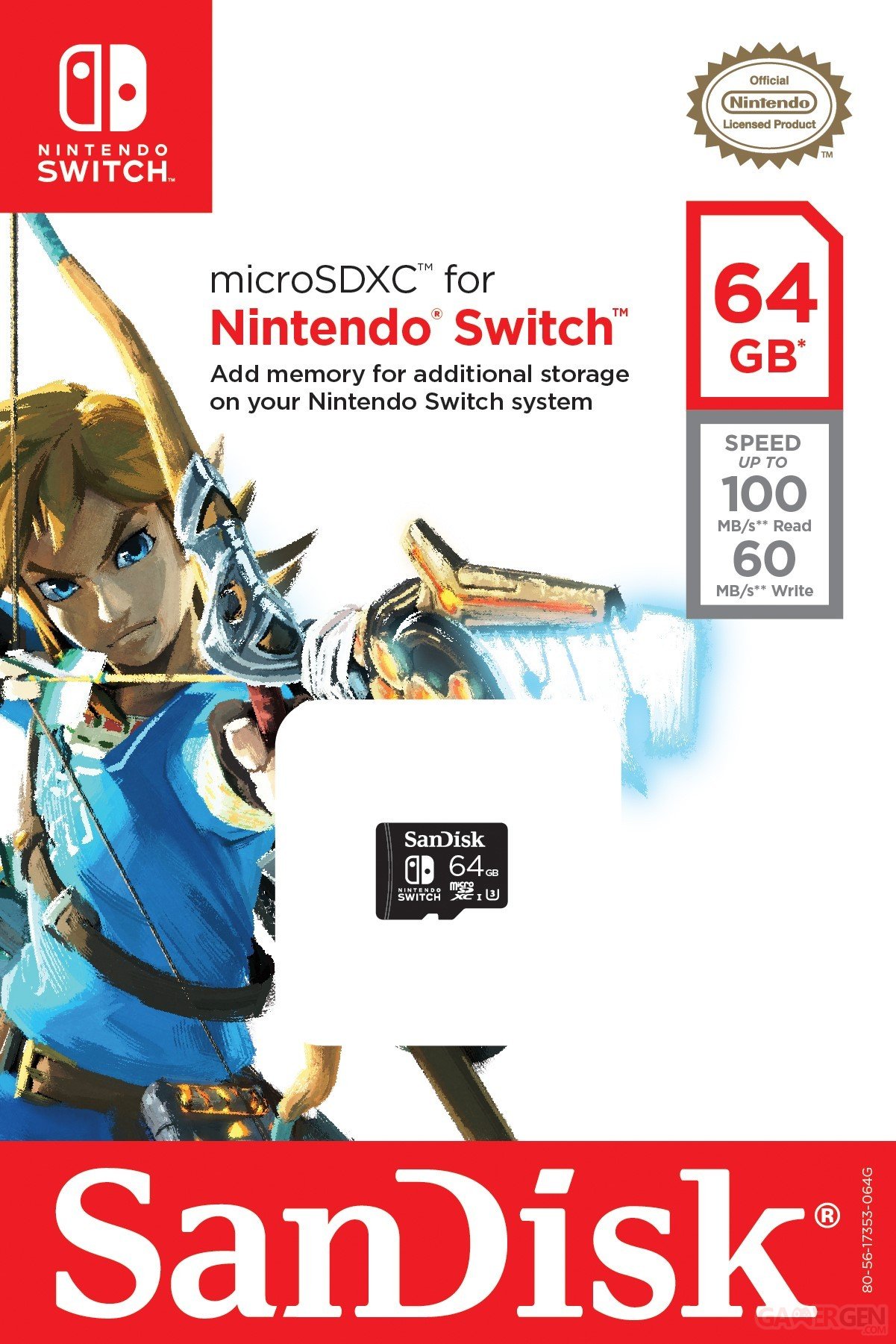 Nintendo Switch : deux cartes microSD SanDisk dès cet octobre dans le  commerce 