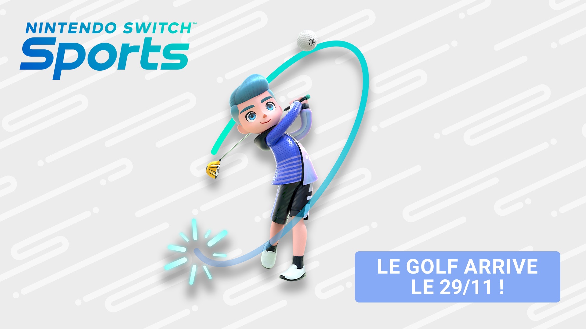 Le golf est disponible dans Nintendo Switch Sports qui passe en v1