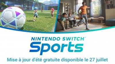 Nintendo Switch Sports: The free summer update is dated, with new football, volleyball and online games