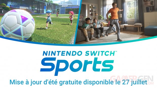 Nintendo Switch Sports mise à jour gratuite été