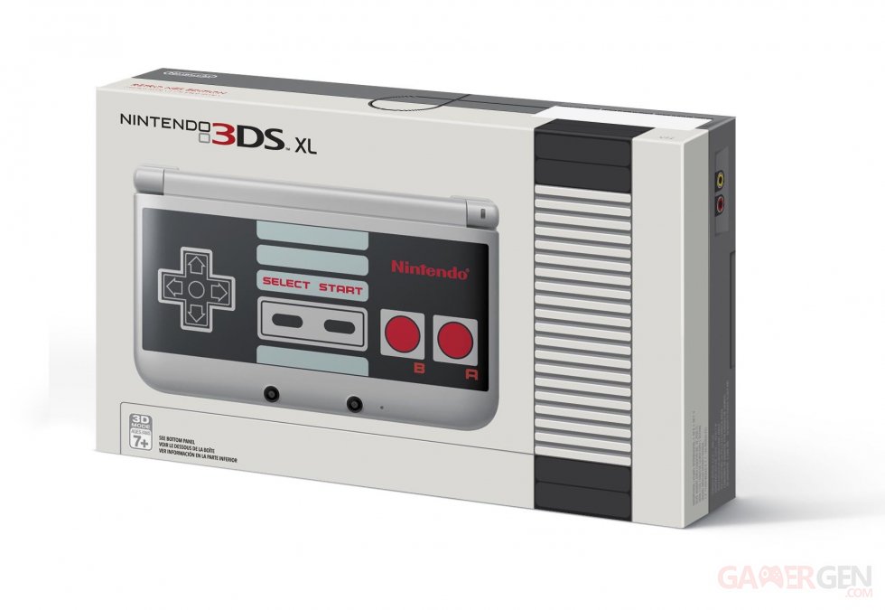Nintendo XL NES edition collector limitee 11.09.2014 