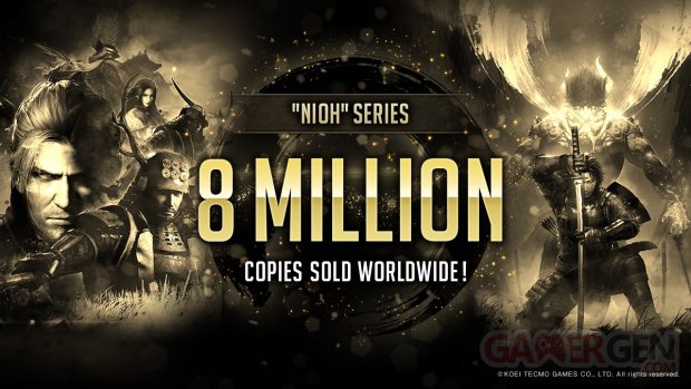 Nioh 8 million ventes copies distribuées