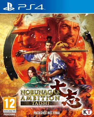 Nobunagas Ambition Taishi jaquette PS4 11 04 2018