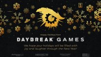 Noël 2022 cartes vœux Daybreak Games