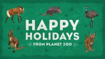 Noël 2022 cartes vœux Planet Zoo