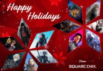Noël 2022 cartes vœux Square Enix