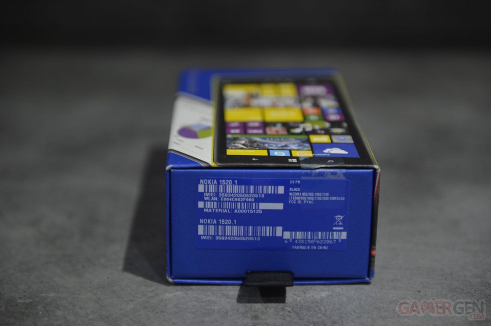 Nokia 1520 unboxing deballage 0003