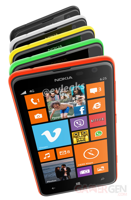 Nokia Lumia 625 : fuite des spécifications et des images ...