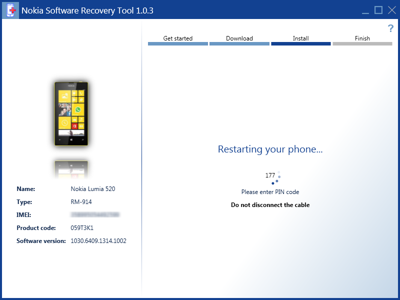 Nokia Software Recovery Tool_8