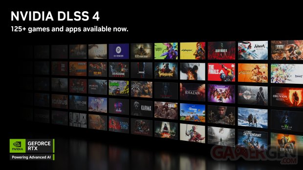 nvidia 125 dlss 4 multi frame gen games more announced key visual
