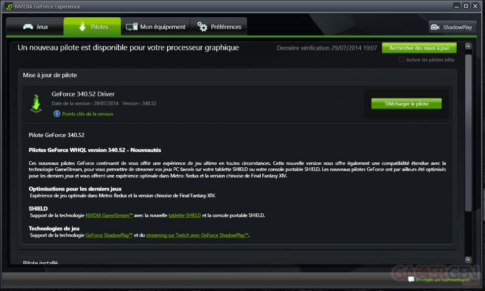 nvidia-geforce-experience-pilote-340