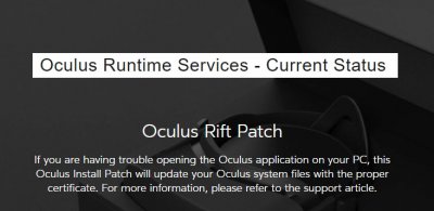 Cant reach oculus service что делать