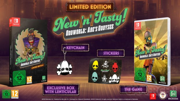 Oddworld New'n'Tasty Limited Edition.