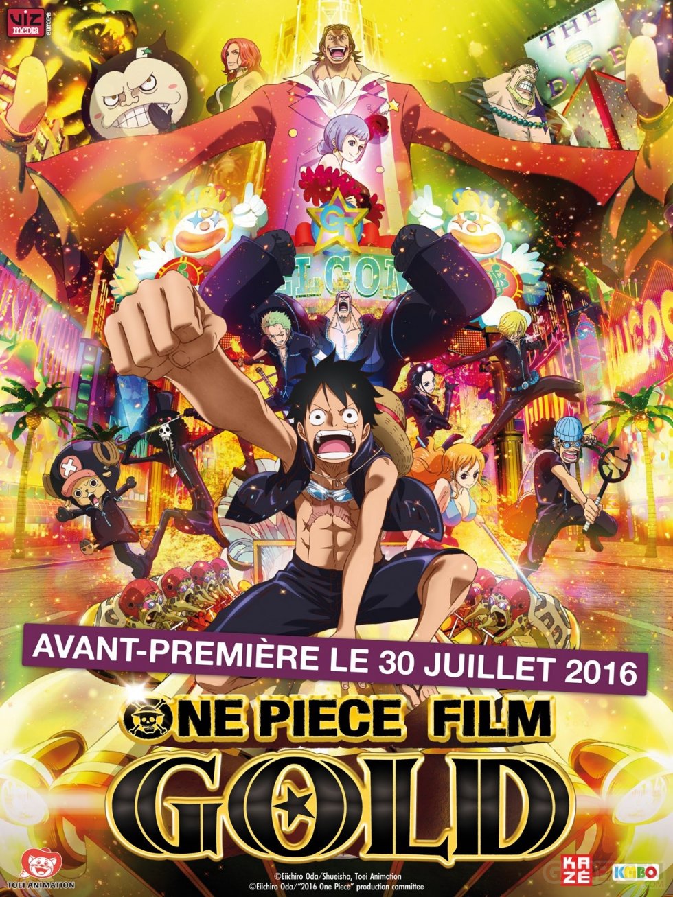 One Piece film Gold france annonce affiche image