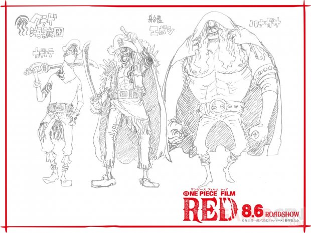 One Piece Film RED artwork pirates 22 07 2022