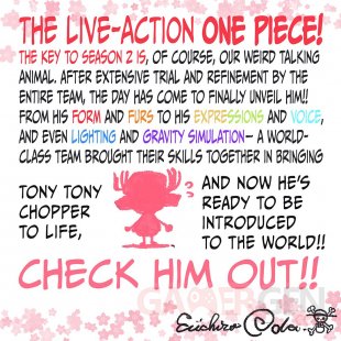 One Piece Netflix live action saison 2 message Eiichiro Oda 02 06 2025
