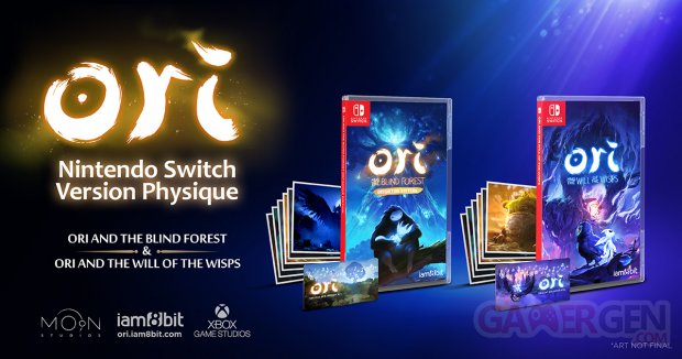 Ori and the Blind Forest Will of the Wisps édition physique Switch.