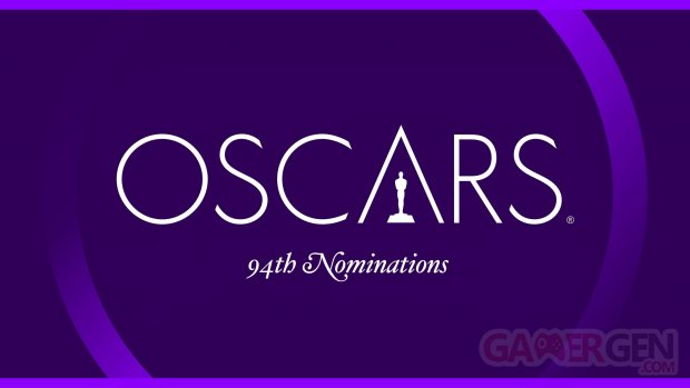 Oscars 2022 head logo banner nominations nommés liste