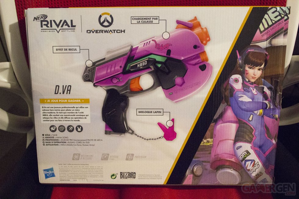 Overwatch Nerf Rival Hasbro Pistolaser D Va(7)